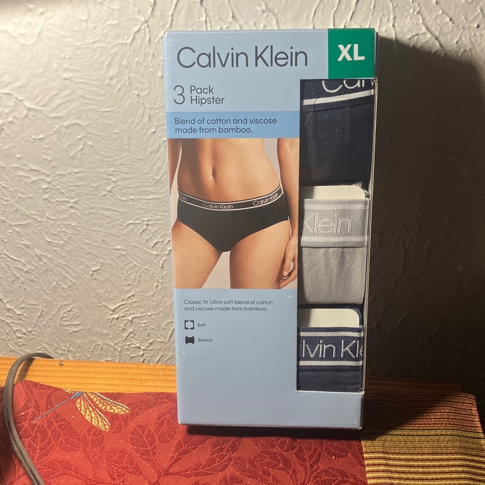Calvin Klein 3-Pack Boxer Briefs - Black, Gray, Navy